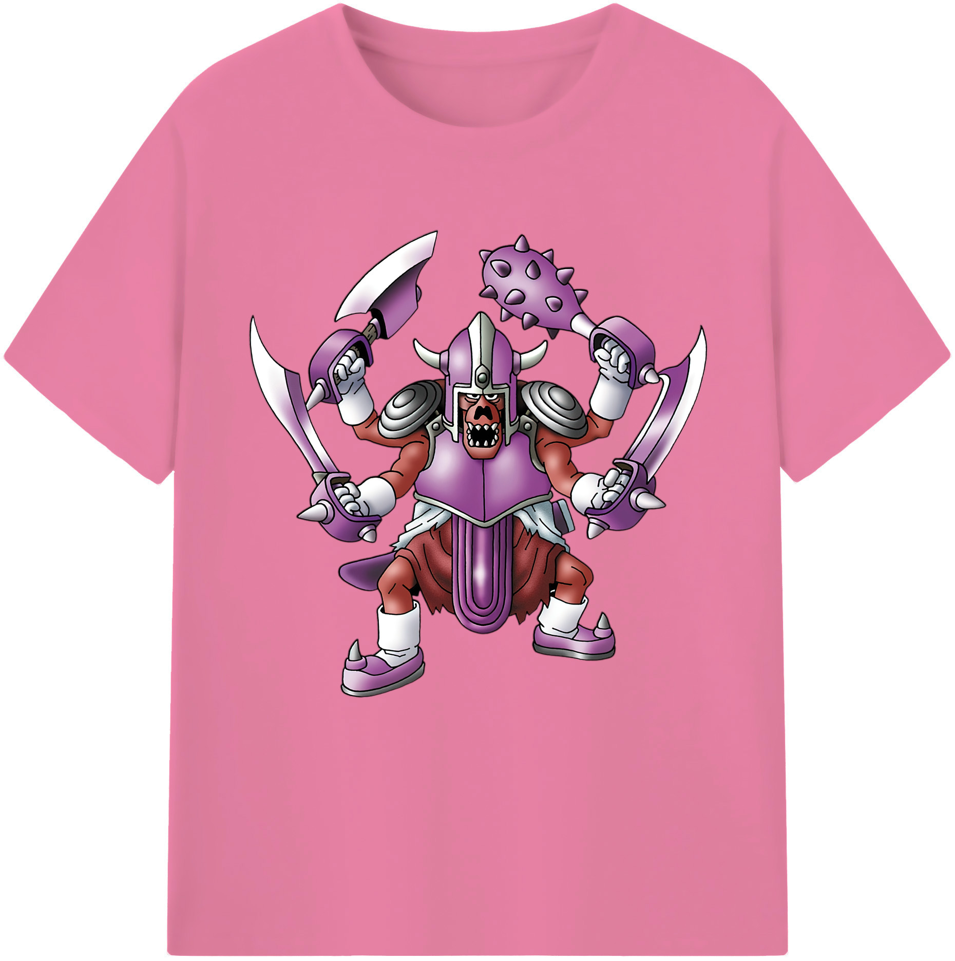 （画像用） ドラゴンクエスト Doragon Kuesuto Dragon Quest 綿100％半袖Tシャツ（フロントプリント）